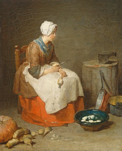 De keukenmeid door Jean Baptiste Simeon Chardin